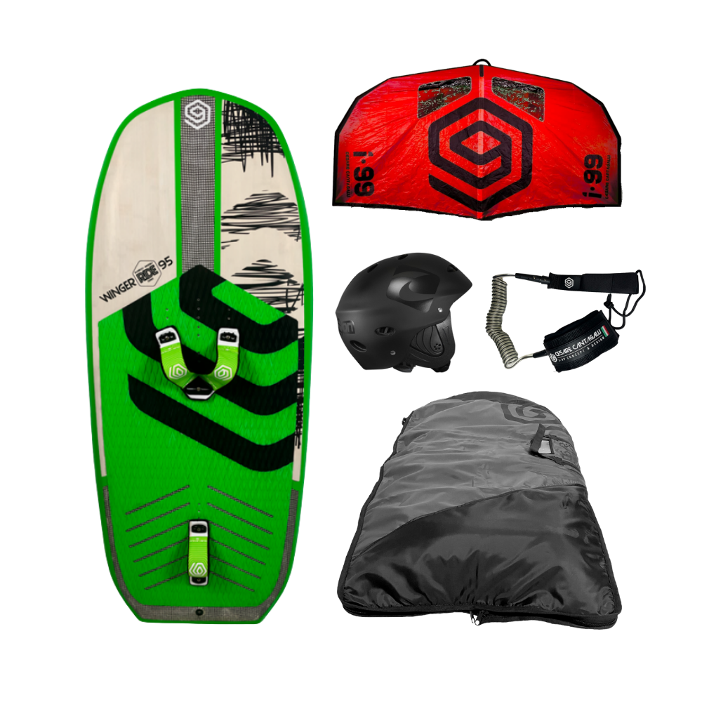 Tabla Wing 95 + Vela Wing 5.0+ Accesorios